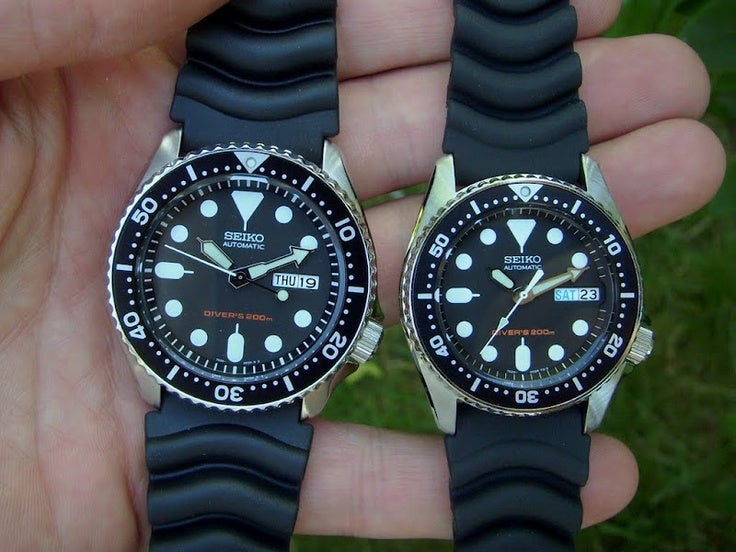 Seiko SKX007 and its variants, different case sizes? | WatchUSeek Watch  Forums