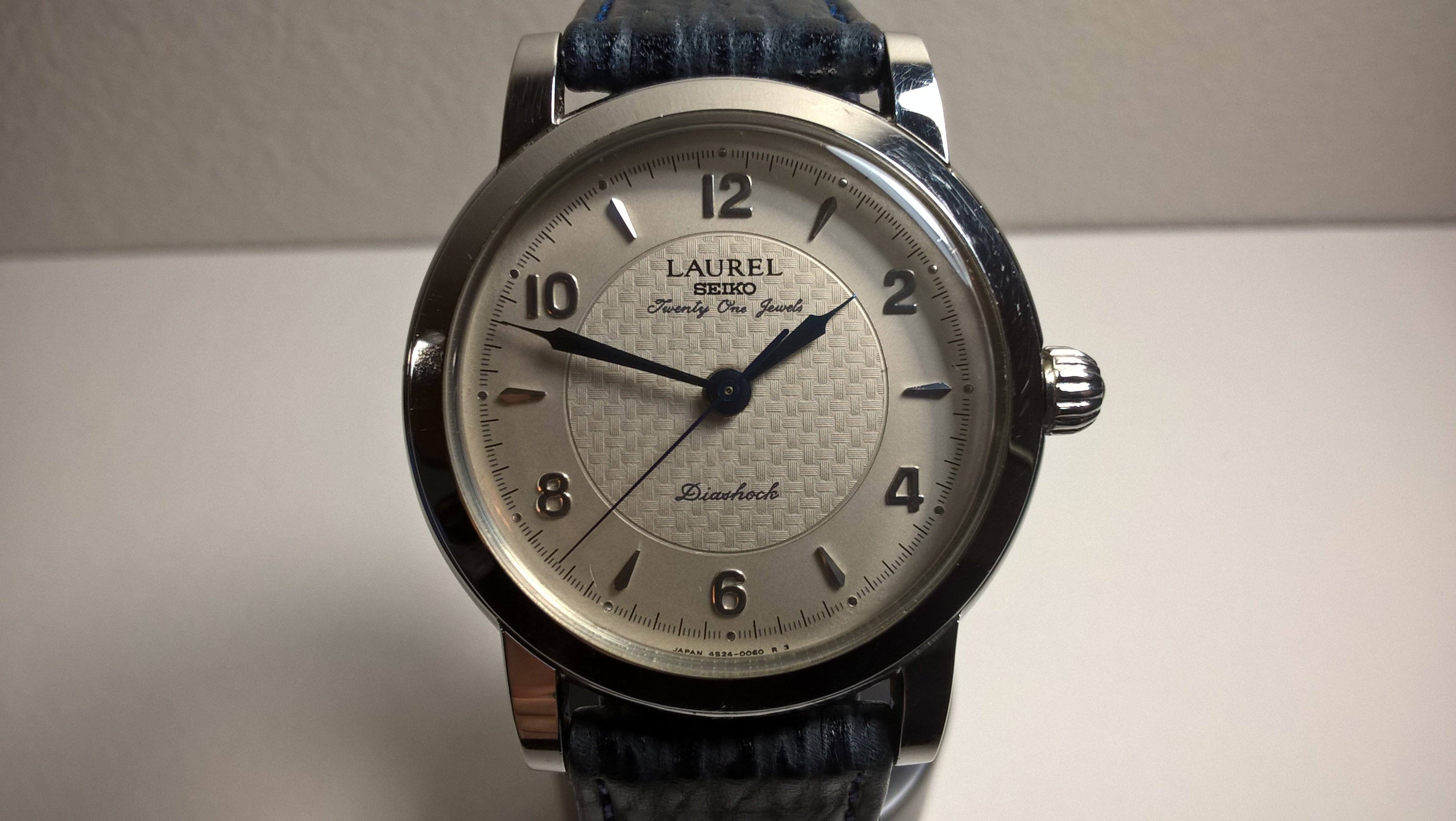 FS: e-bay - Rare 90s Seiko Laurel LJAL602 4S24-0600 Hand Wind Watch, Box |  WatchUSeek Watch Forums