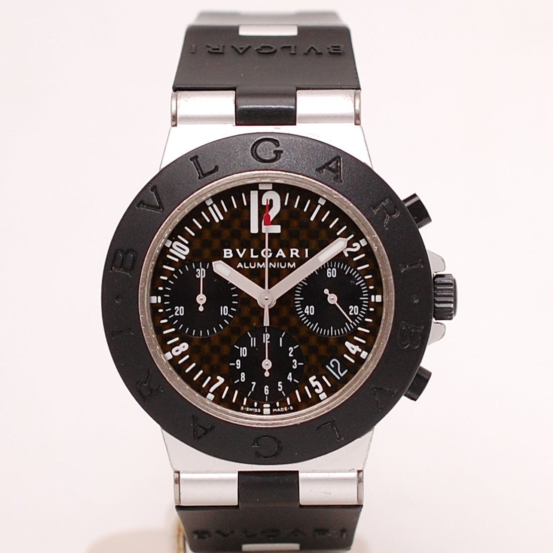 Bulgari Diagono Aluminum Automatic Chronograph Watch | WatchUSeek Watch ...