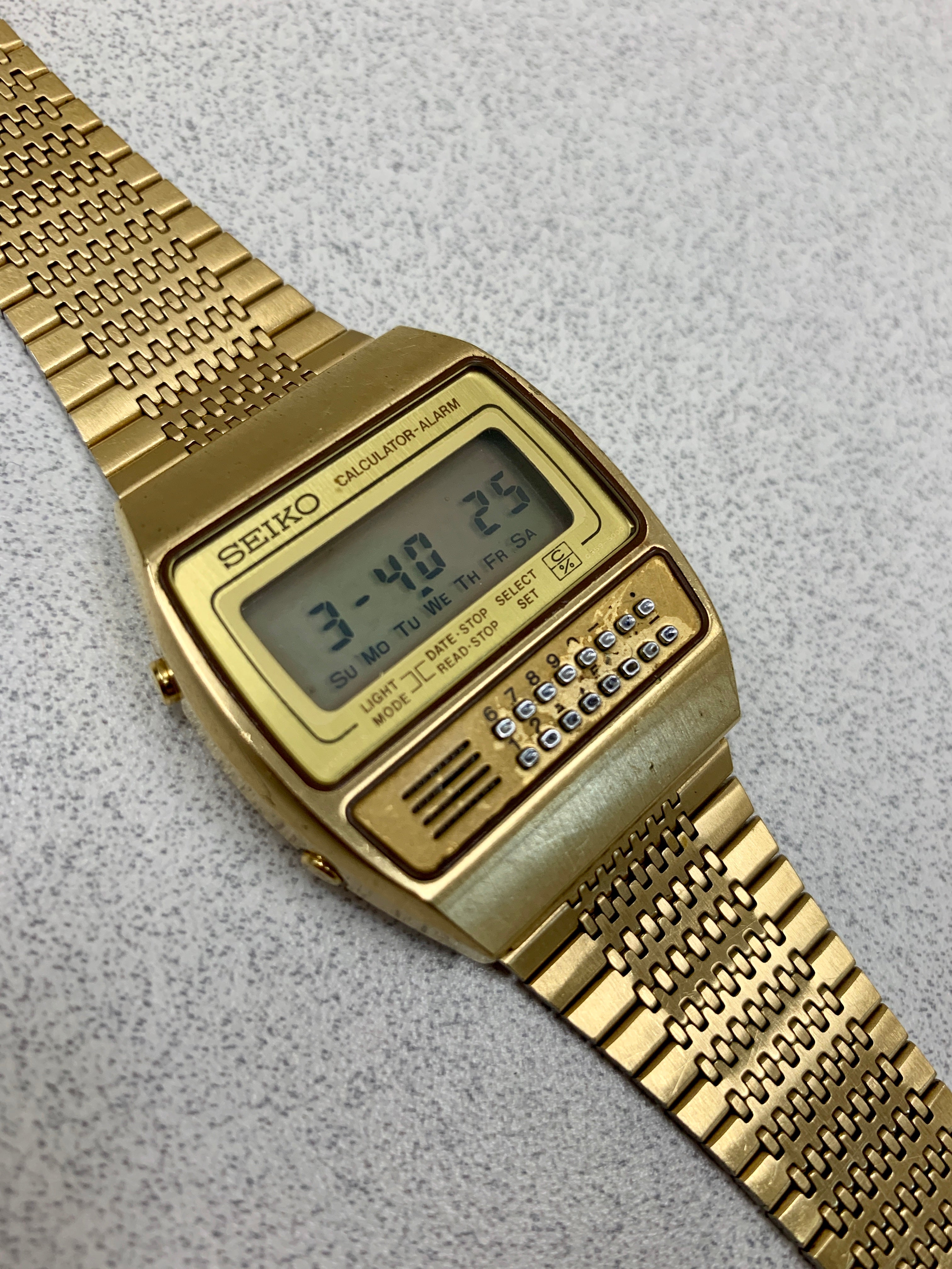 FS Vintage Seiko C359-5000 Gold Calculator Watch | WatchUSeek Watch Forums