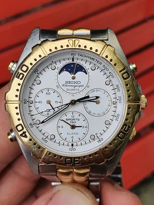 SEIKO SPORTS 150 with MOONPHASE collectors serial 00007 | WatchUSeek Watch  Forums