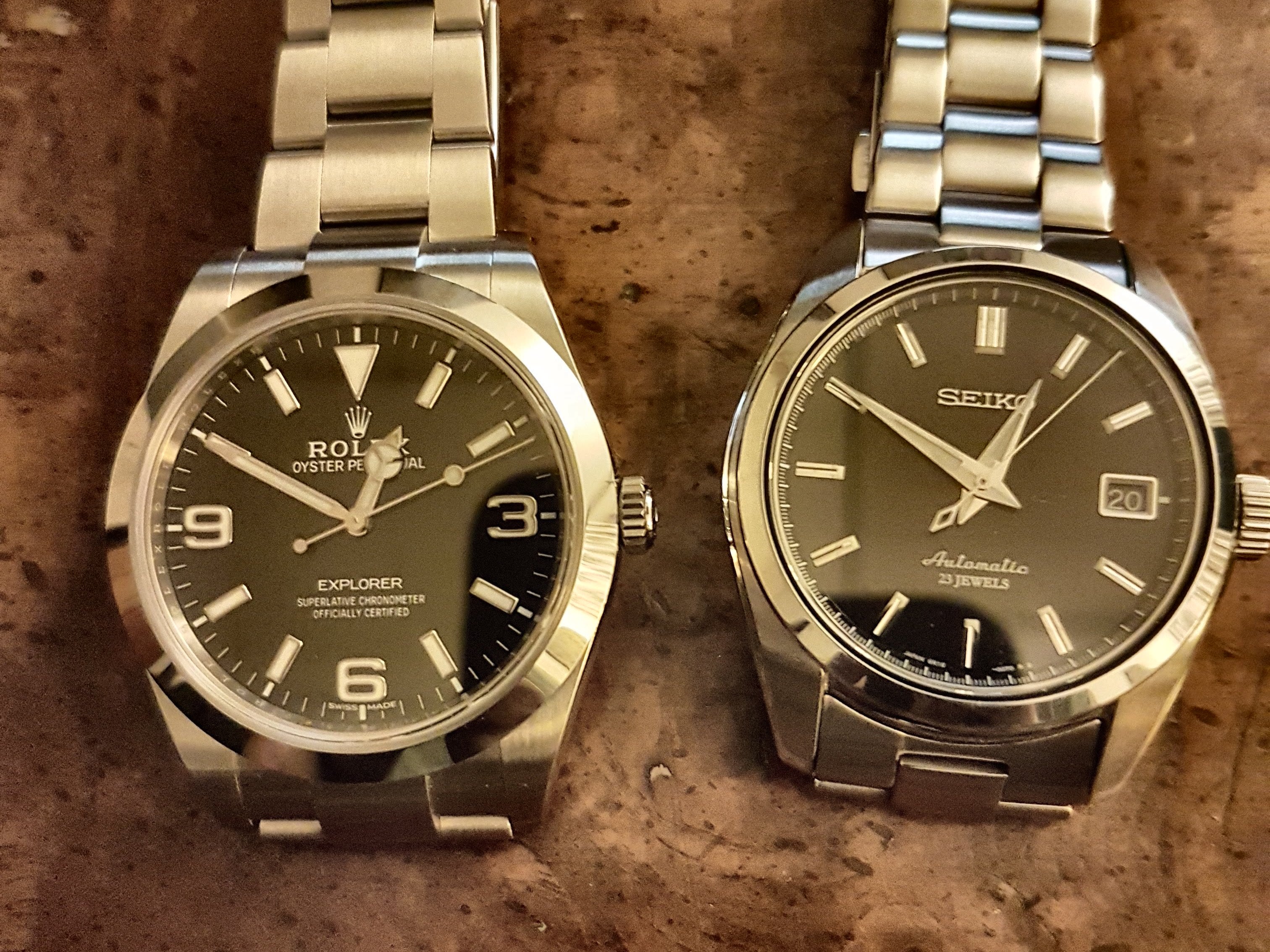 Own a SARB033, thinking hard about a black dial Rolex DateJust | WatchUSeek  Watch Forums
