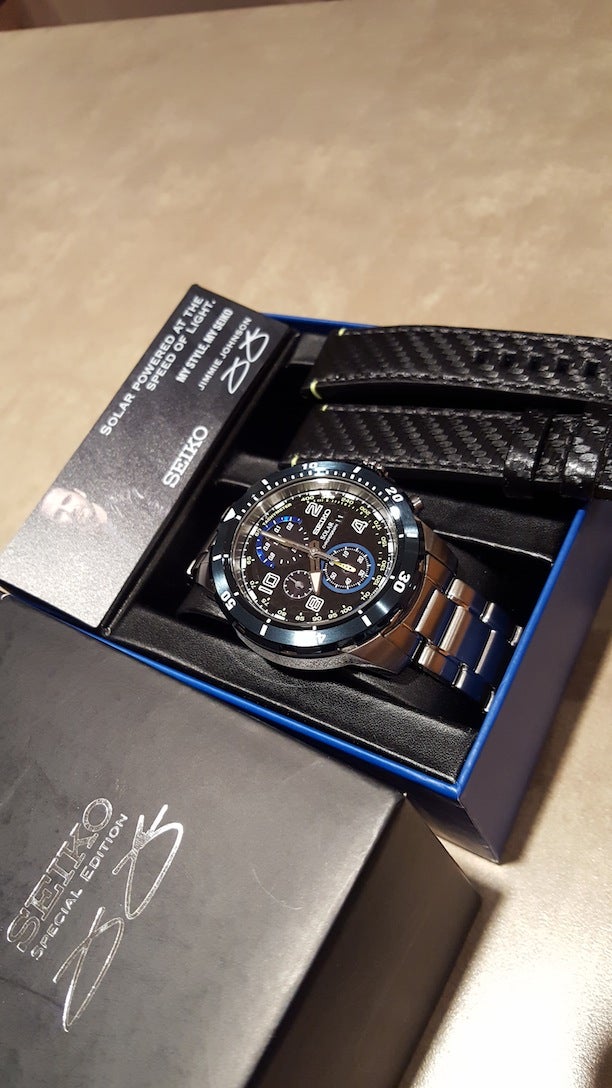 fs - Seiko JIMMIE JOHNSON SSC-637 Chronograph SPECIAL EDITION Solar Powered  blue/black/lime | WatchUSeek Watch Forums