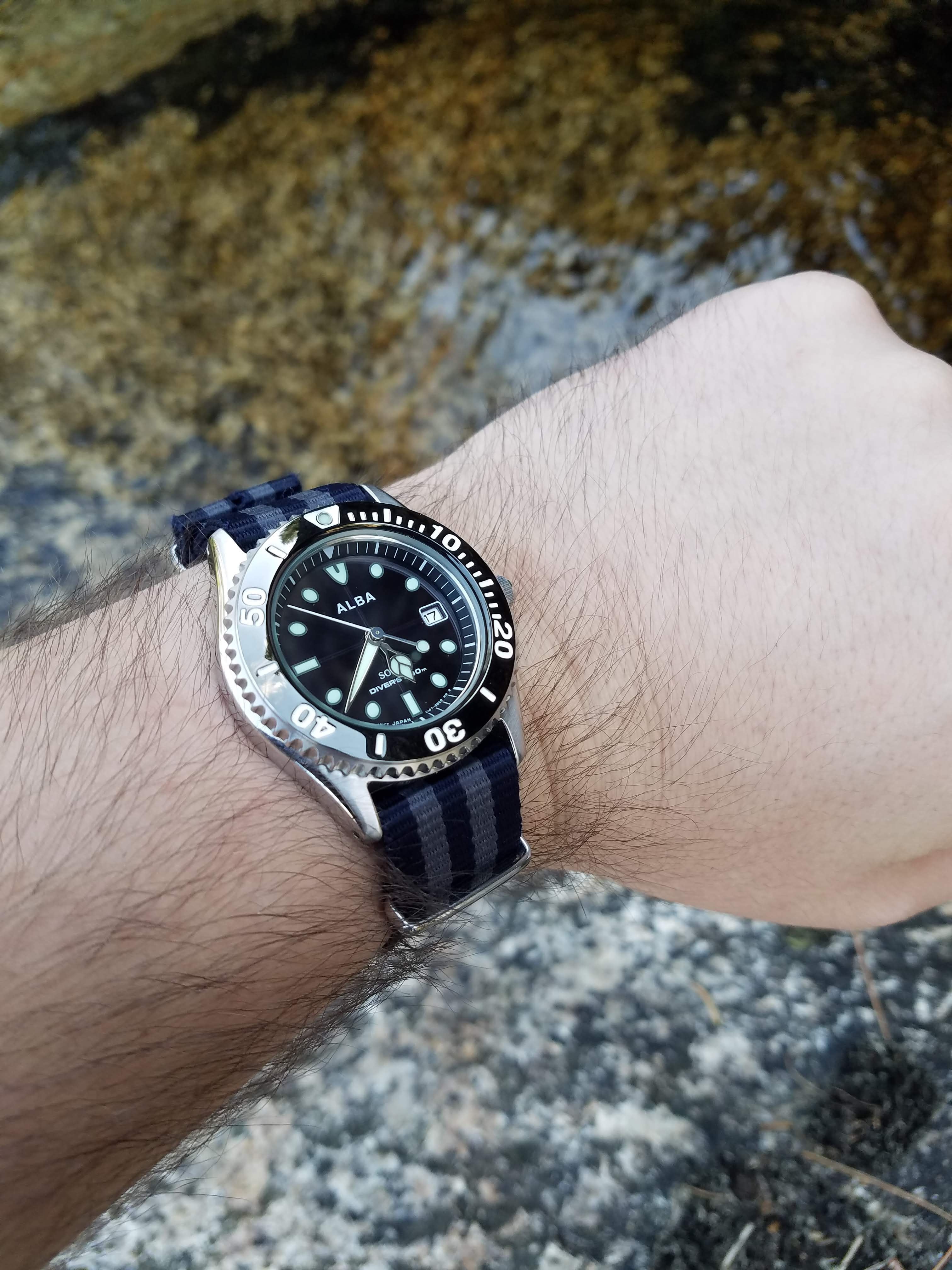 38mm Solar-powered Diver Goodness: The Alba AEFD529 | WatchUSeek Watch  Forums