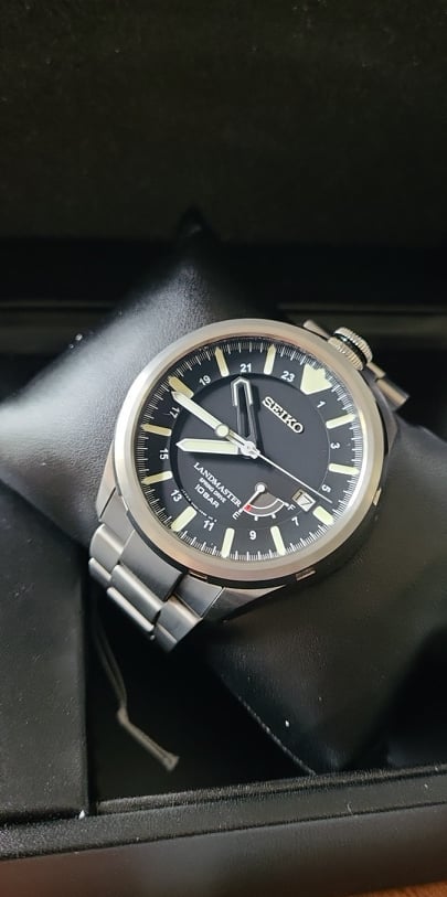 FSOT: Seiko Prospex Landmaster GMT Spring Drive (SBDB015) - Titanium, 47MM,  Rare Watch, 12/2020 Complete Set - $2,475 | WatchUSeek Watch Forums