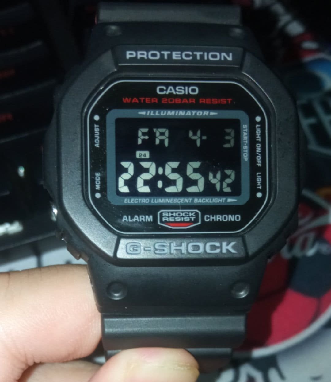 DW-5600 acess test Can\'t and | Forums on it\'s WatchUSeek not my Watch fake. screen