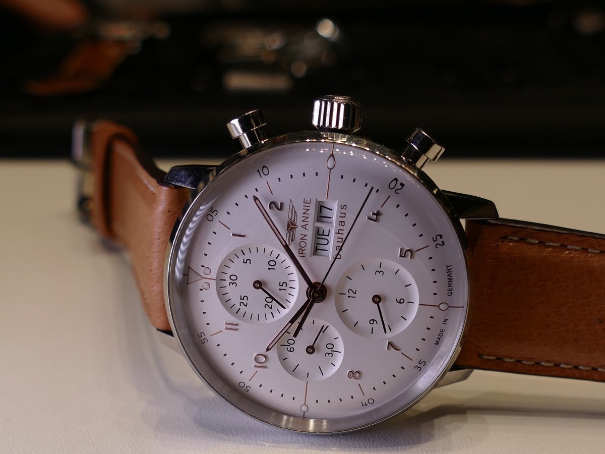Iron Annie - 7750 Chronograph to celebrate 100 Jahre Bauhaus | WatchUSeek  Watch Forums