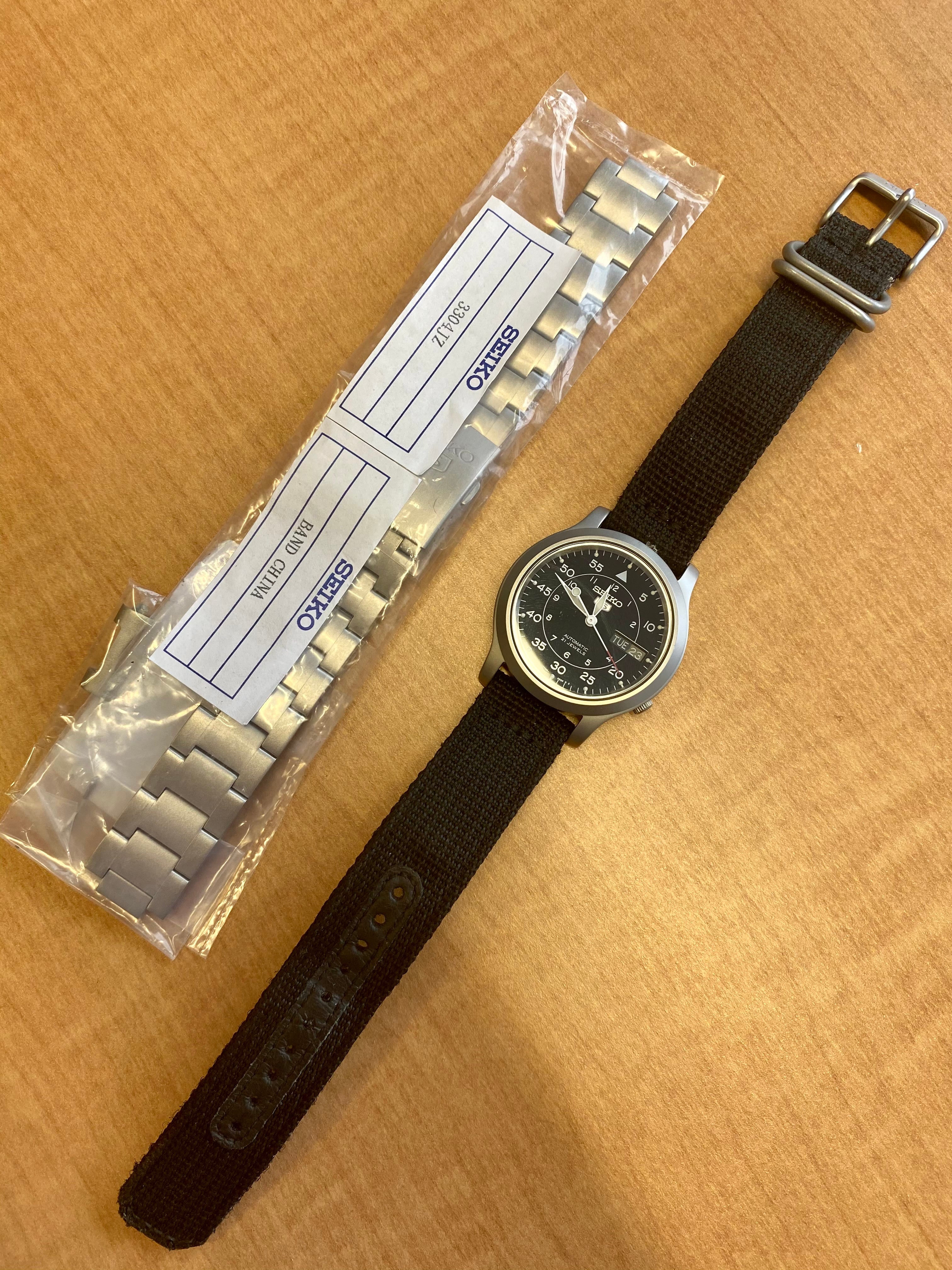 FS: Seiko 5 SNK809 with BNIB bracelet $79 shipped | WatchUSeek Watch Forums