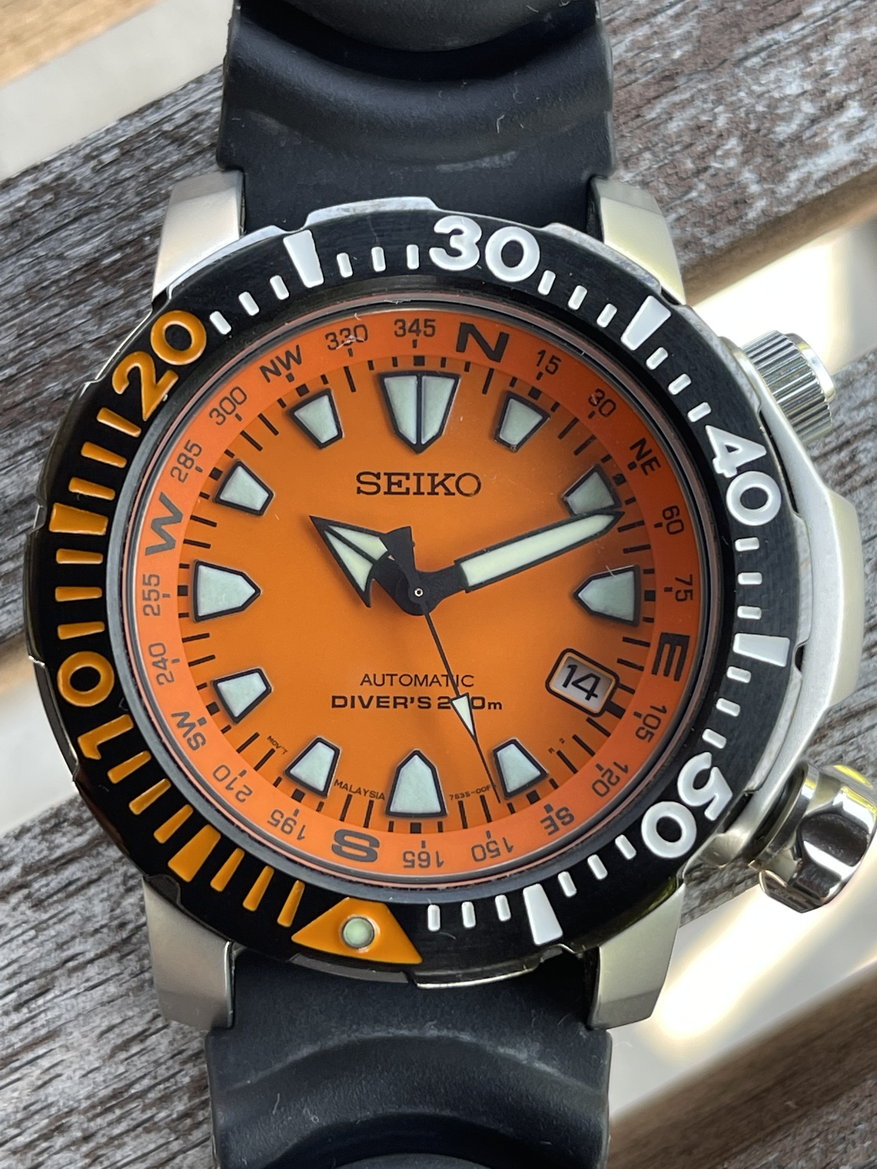 Seiko Landmonster Orange Dial Compass | WatchUSeek Watch Forums