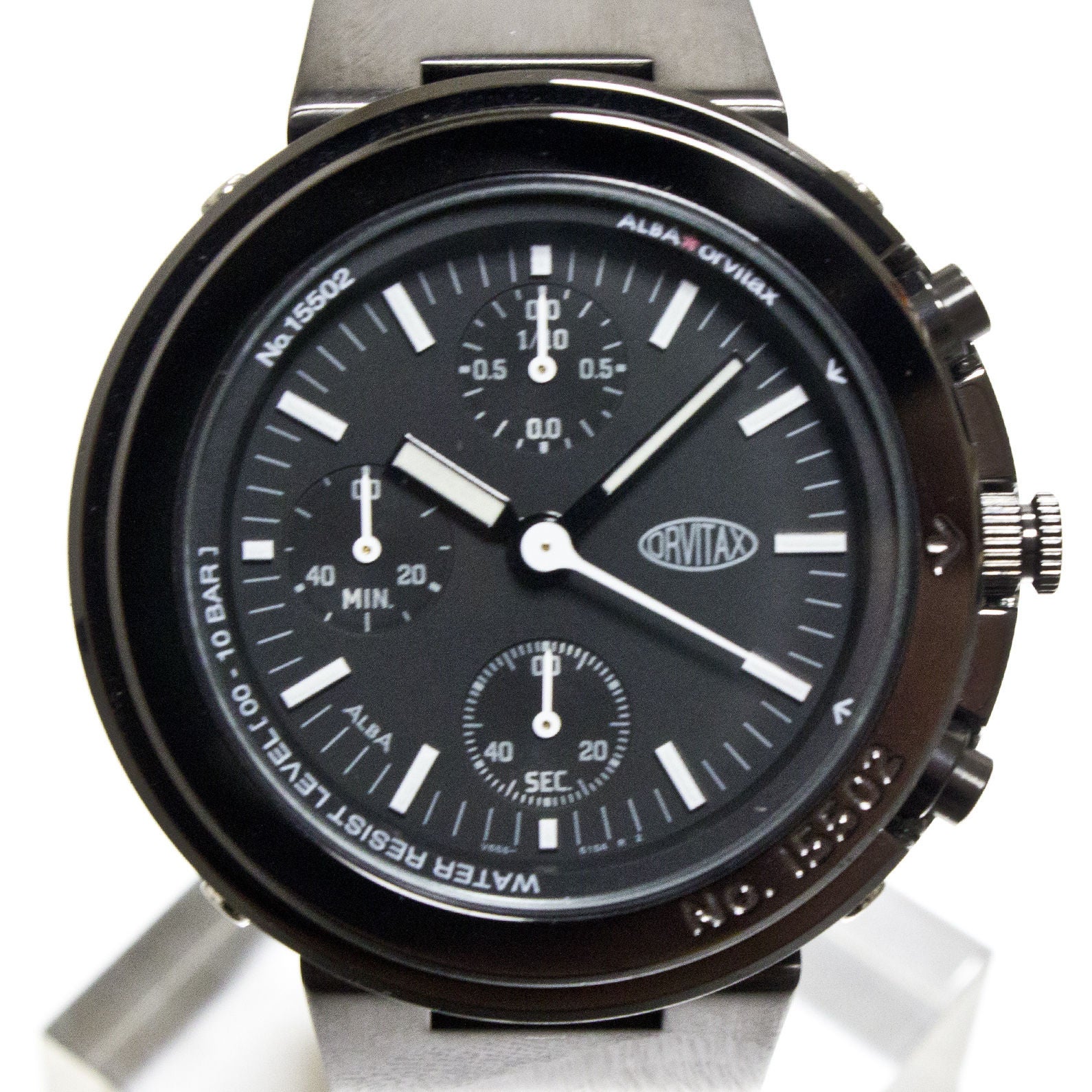 FS: SEIKO ALBA ORVITAX Chronograph All Black Model 15502 Super rare in this  condition! | WatchUSeek Watch Forums