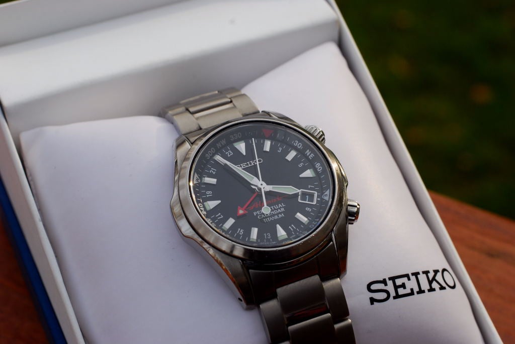 Seiko Alpinist All Titanium GMT HAQ Watch; | WatchUSeek Watch Forums