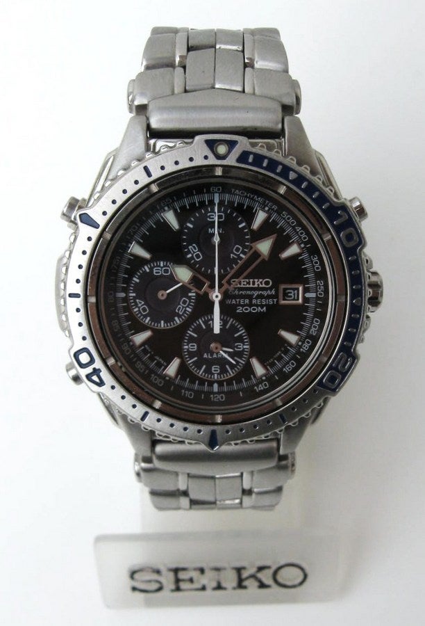 FS: Seiko 200M Large Size Divers Chrono Sapphire Crystal 7T32 $145 |  WatchUSeek Watch Forums