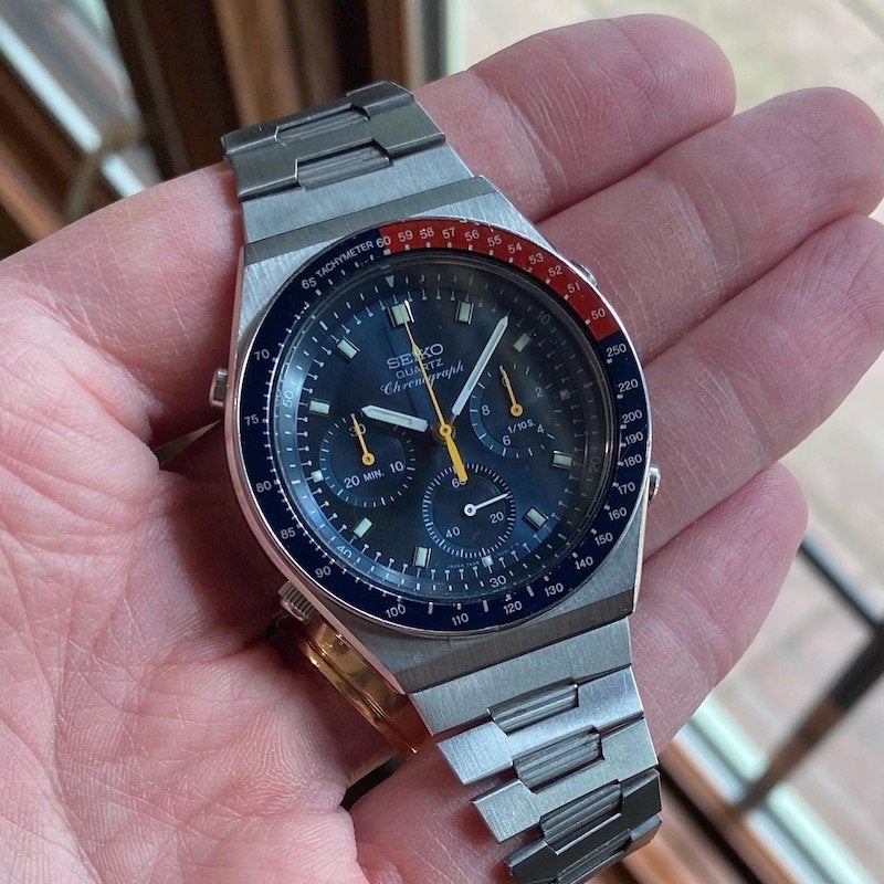 SOLD- Vintage Seiko 7a28-703a chronograph with original box/booklet |  WatchUSeek Watch Forums