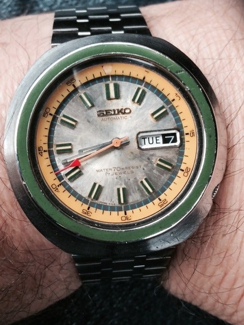 SOLD! The Ugliest SEIKO 6106-6439 Hacking Sport Diver Ever | WatchUSeek ...