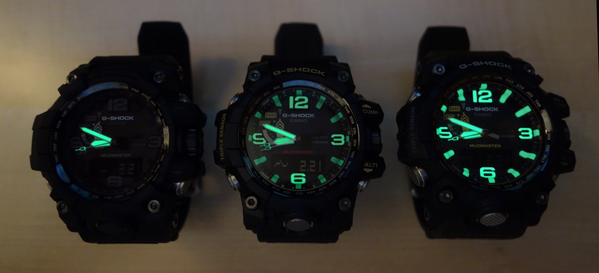 G-shock Best luminous watch that glows in the dark