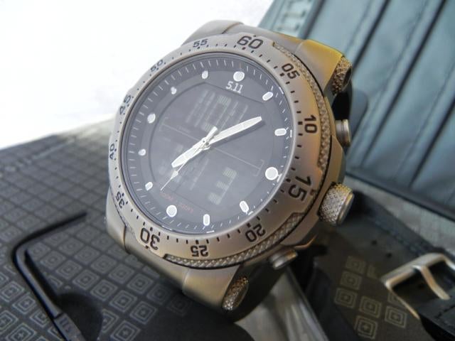 Sold 5 11 H R T Tactical Watch With Sureshot Ballistic Calculator Watchuseek Watch Forums