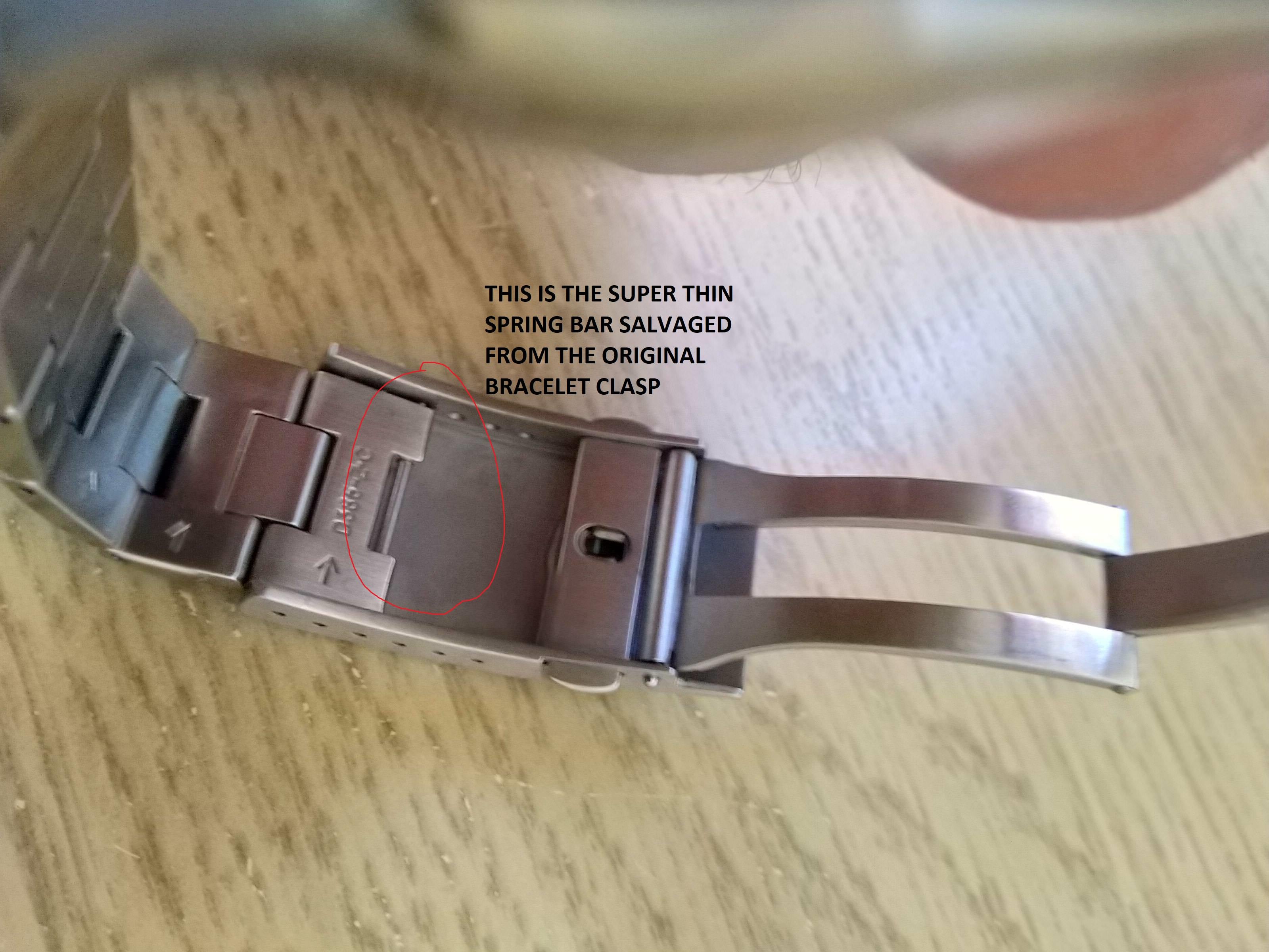 FIXED: Add any aftermarket clasp to Seiko SARB033/035 OEM bracelet - No  extra hardware required! | WatchUSeek Watch Forums