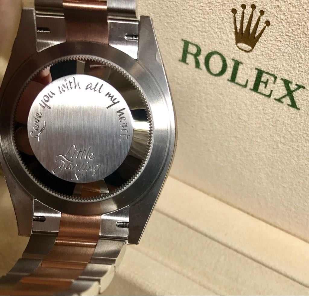 rolex engraving cost