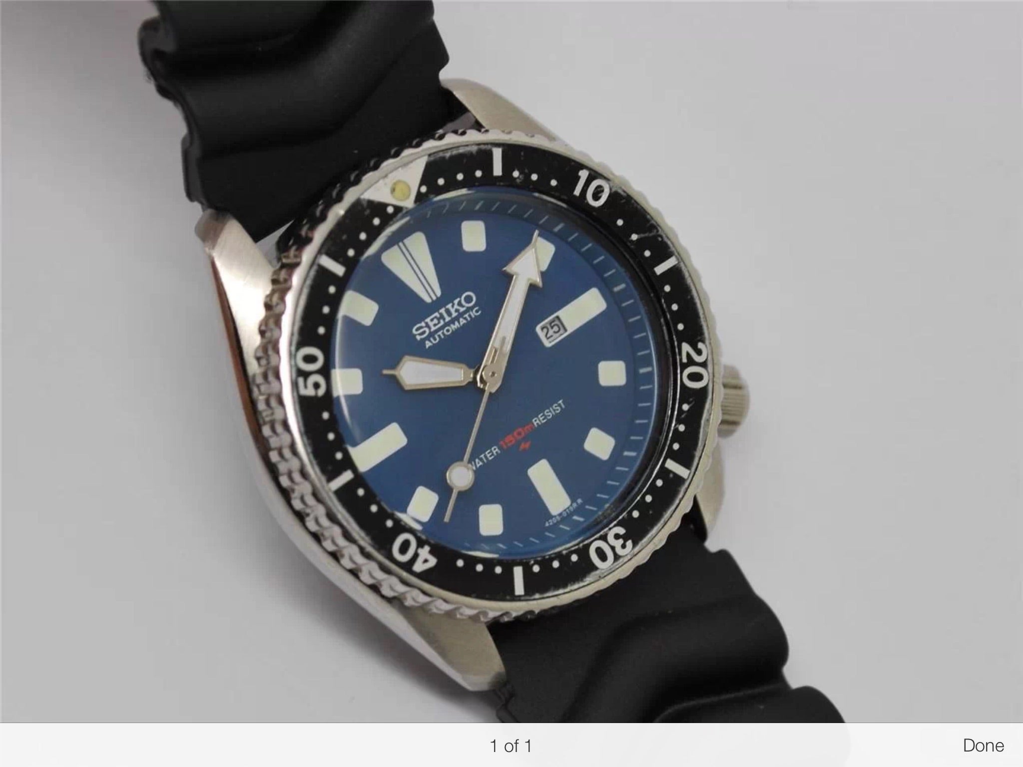 Seiko 4205-0155 replacement bezel | WatchUSeek Watch Forums