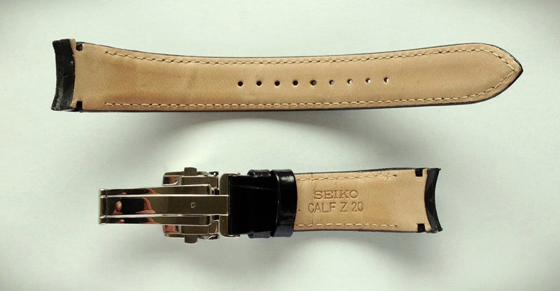 SOLD* FOR SALE, Seiko Z20 Calf Leather Strap With Deployment Clasp, 20mm  Fit, As New. | WatchUSeek Watch Forums
