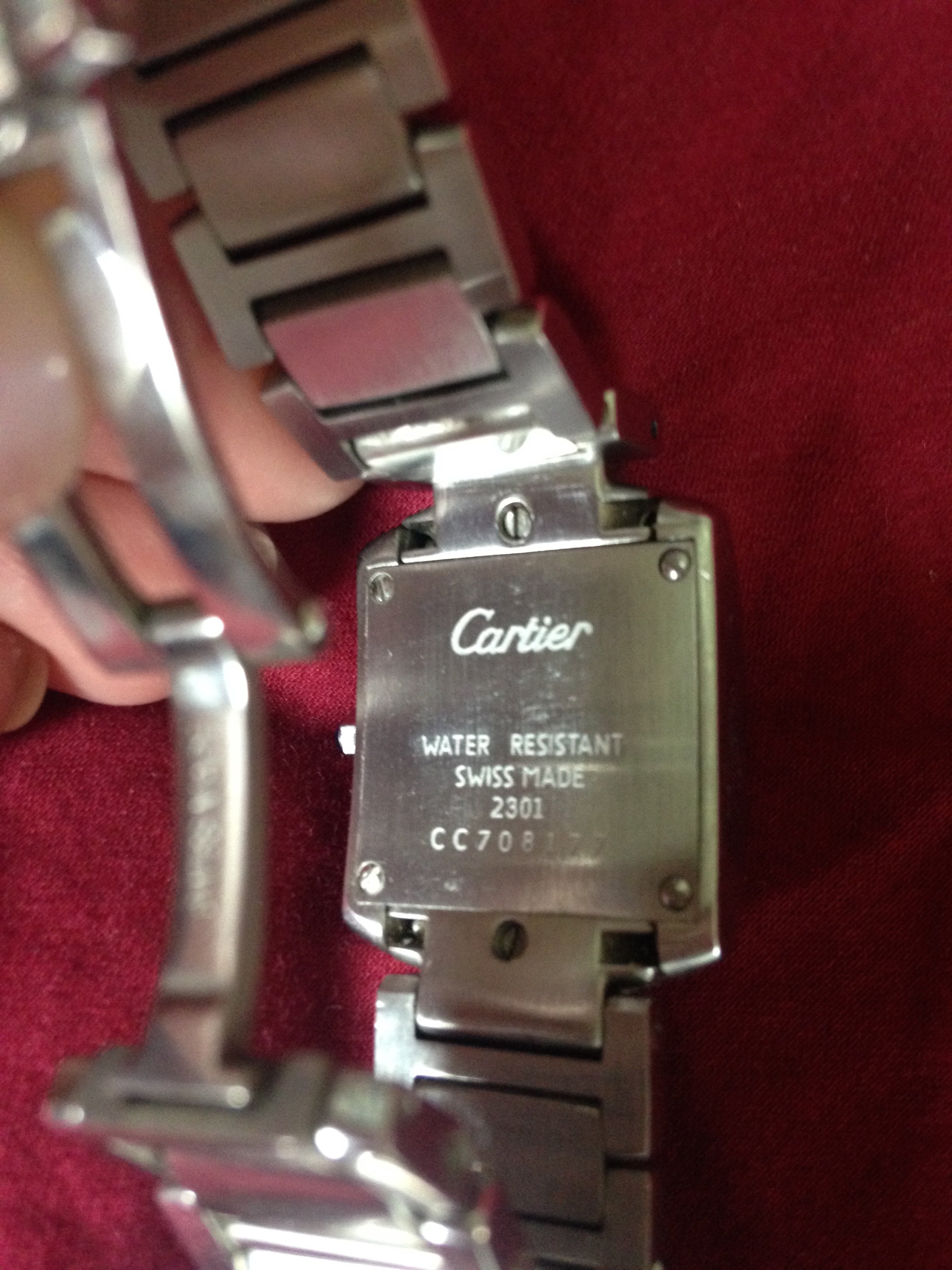 cartier watch swiss made 2301