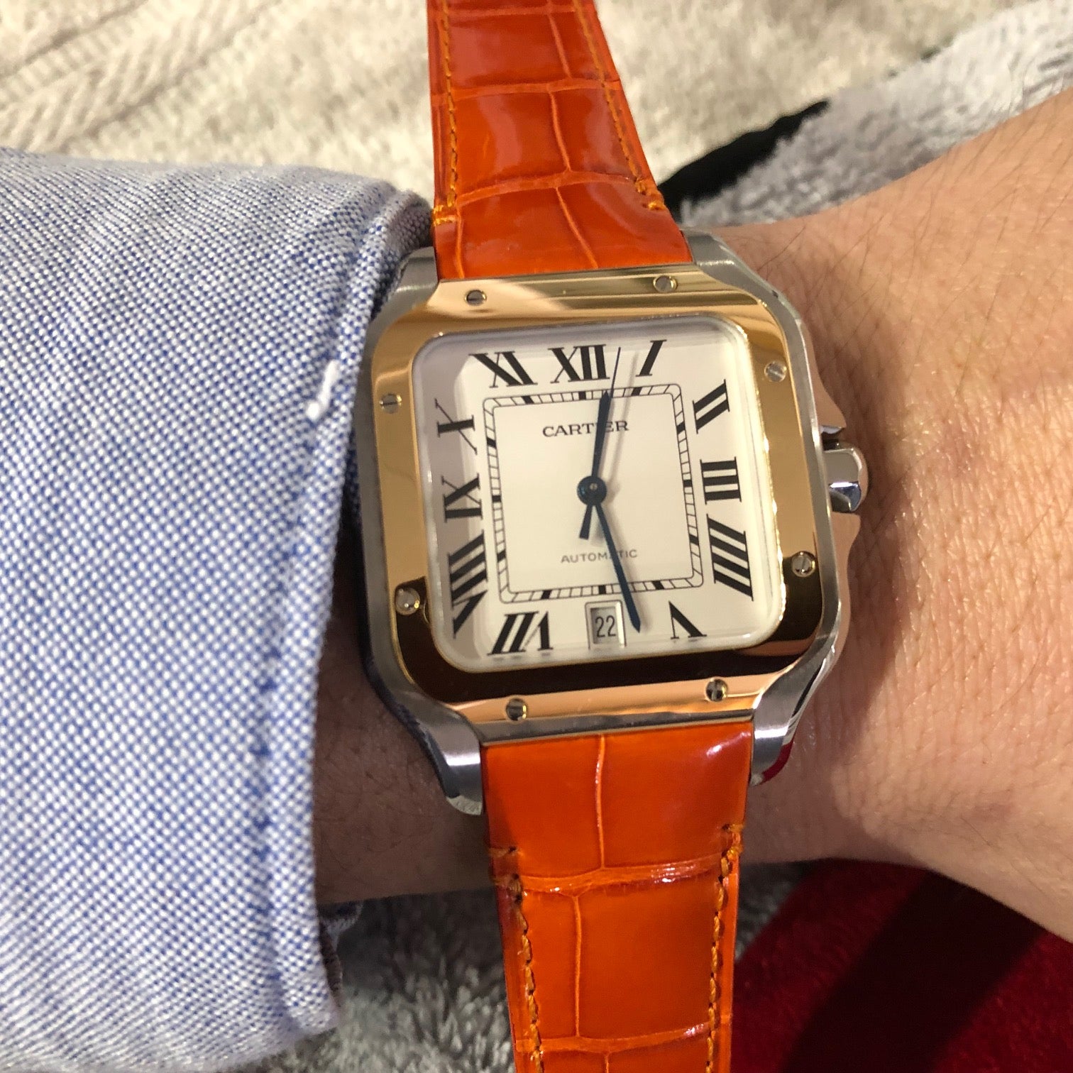 2018 Cartier Santos Leather Strap Options | Page 2 | WatchUSeek Watch ...