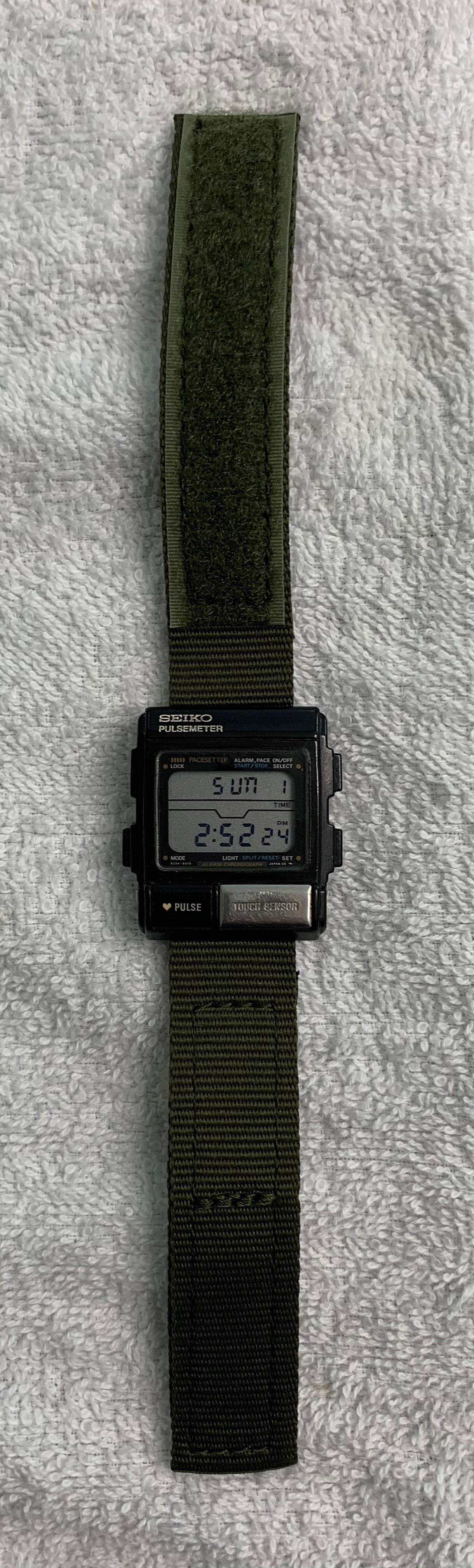 SOLD: Vintage Seiko Pulse Meter Digital Watch As Worn By Space Marines In  The Movie Aliens S234-501A | WatchUSeek Watch Forums