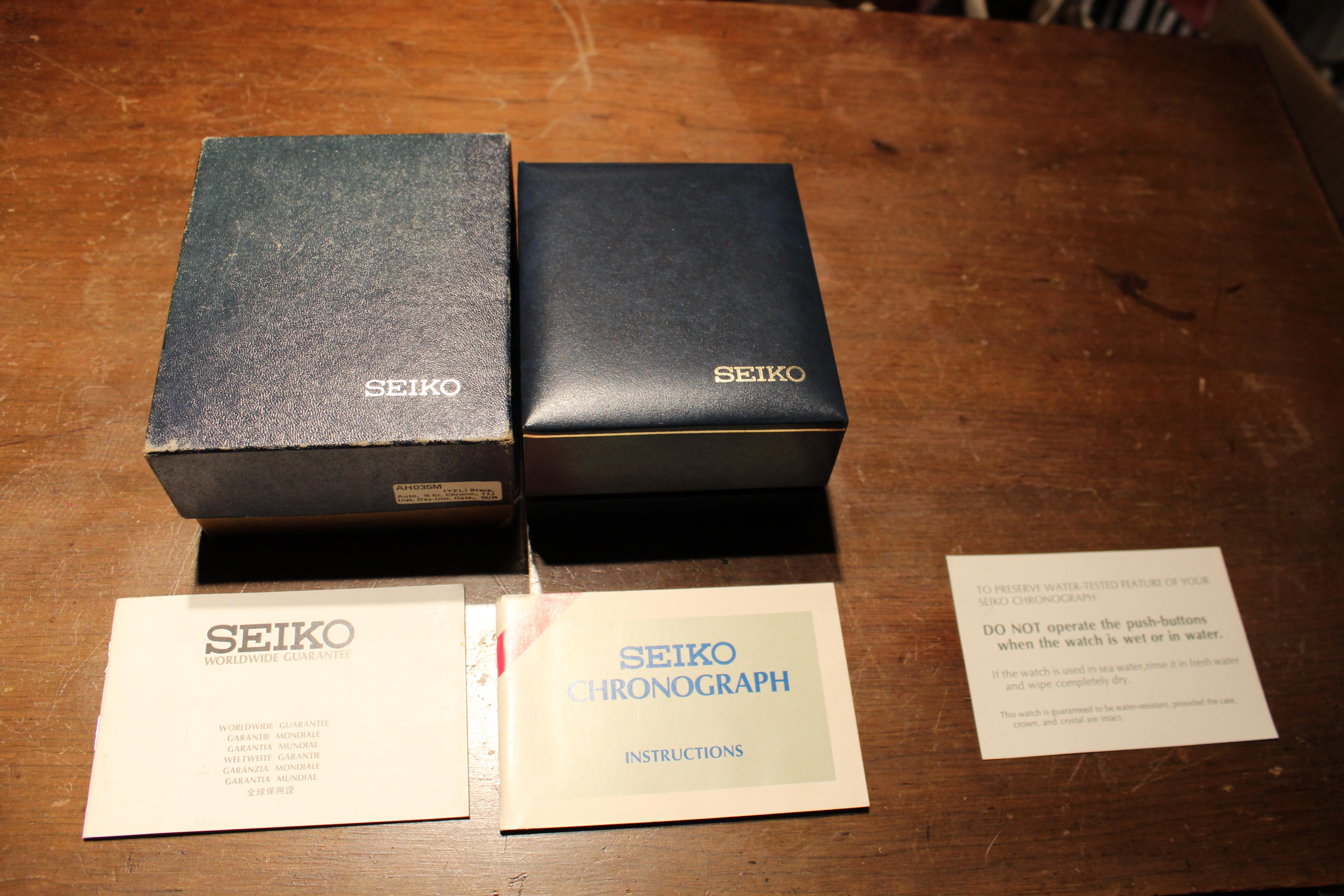 Seiko 6139 6005 W/ Original Box, Papers, Receipt | WatchUSeek Watch Forums