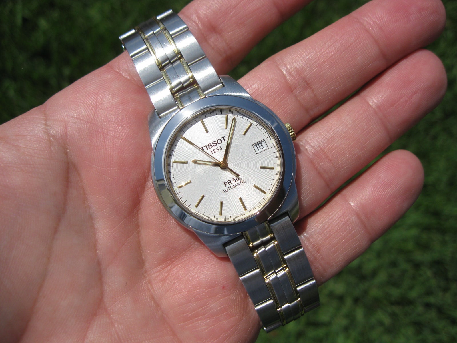 FS: Tissot PR 50 Automatic Men's Two Tone Watch - gorgeous