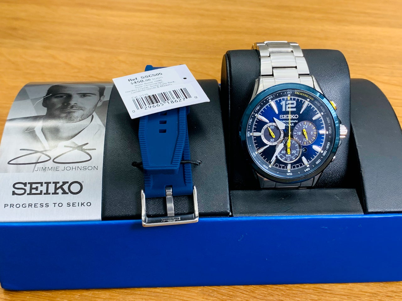 Limited Edition Seiko Jimmy Johnson Solar Chronograph NWOT $175 Paypal  Accepted | WatchUSeek Watch Forums