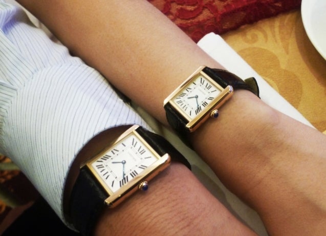 cartier tank solo yellow gold small