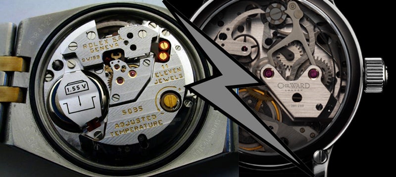 automatic versus quartz watch