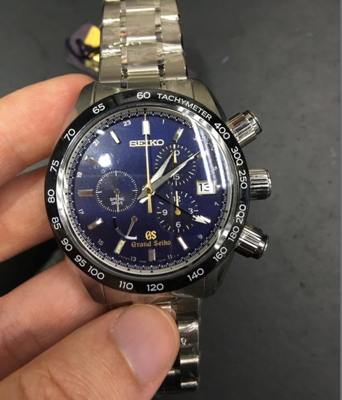 FS: Grand Seiko Limited Edition Blue Dial Chronograph SBGC013 | WatchUSeek  Watch Forums