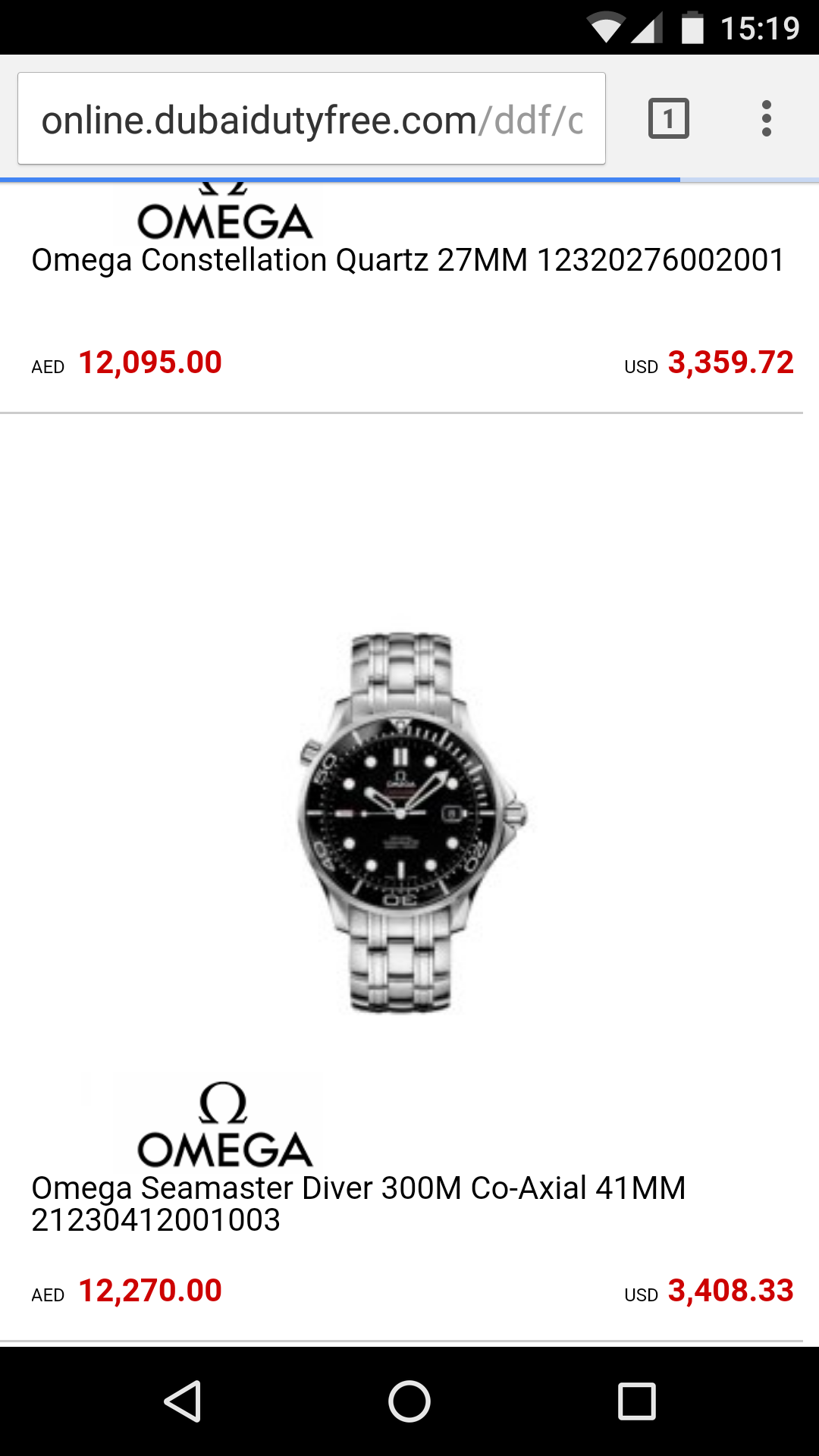 omega watches cheapest in which country