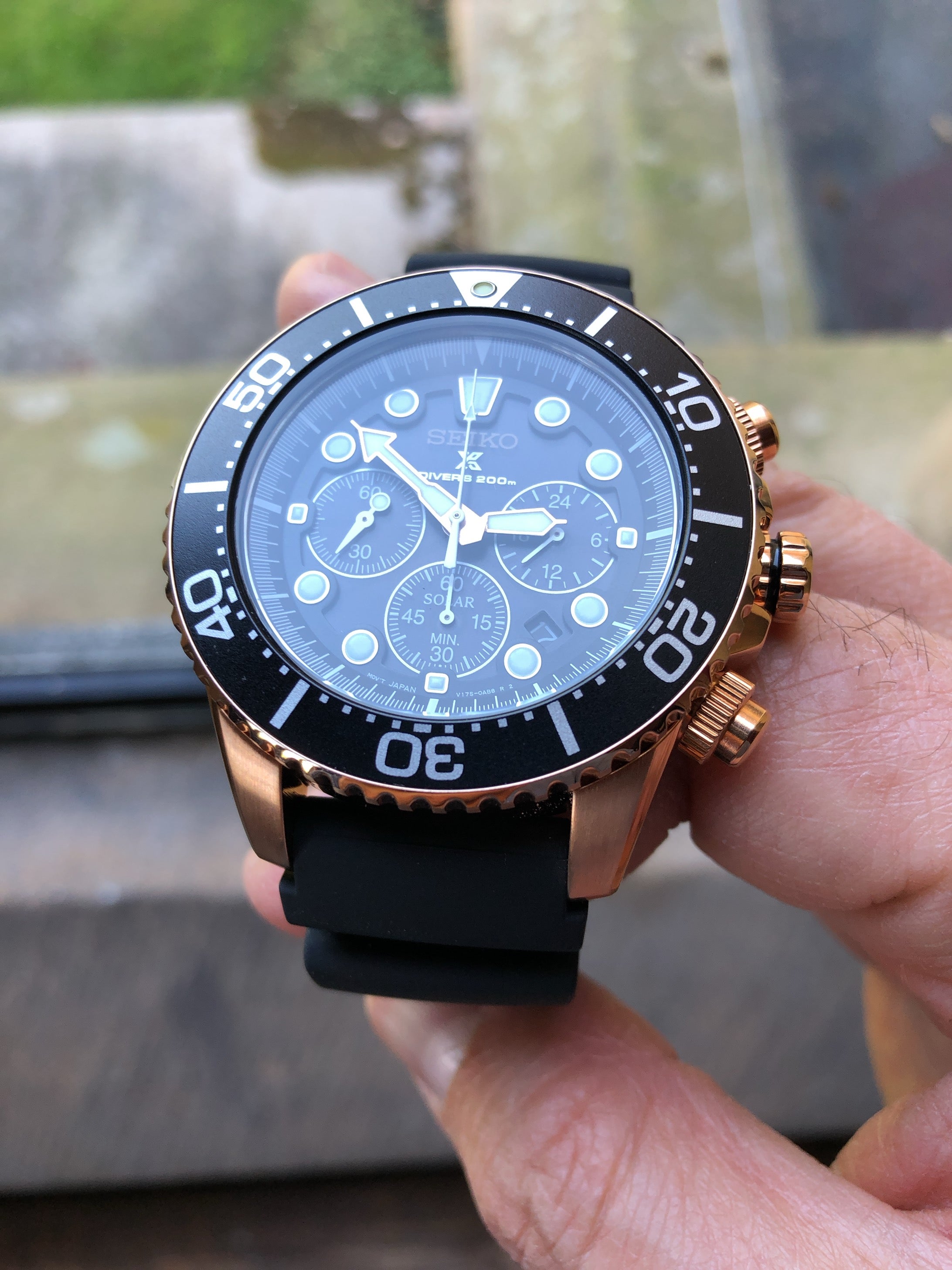 FS: Seiko Prospex SSC618P1 -- Gold Solar Dive Watch -- stunning