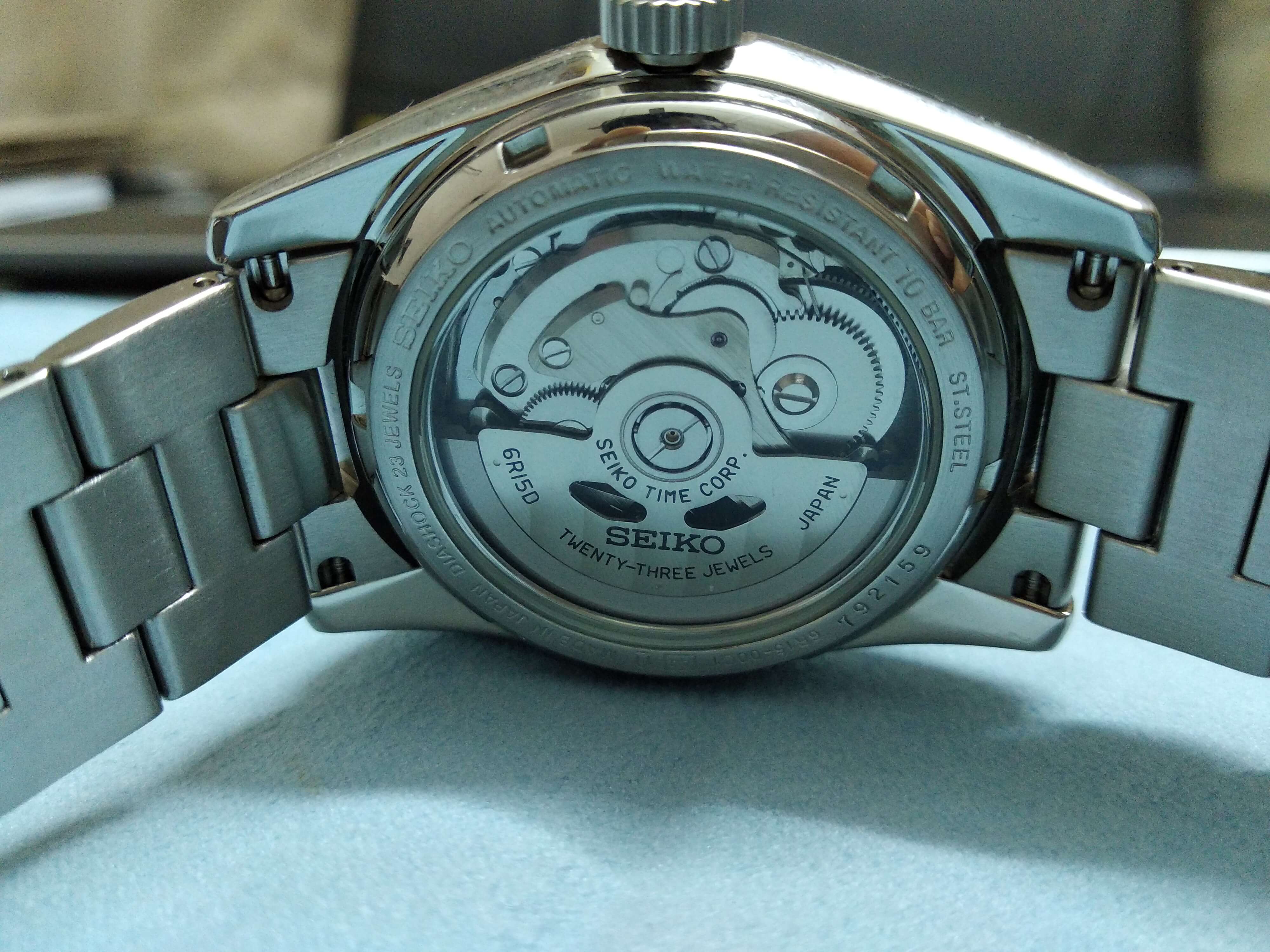 New Sarb035 - Help with stain in the movement? | WatchUSeek Watch Forums