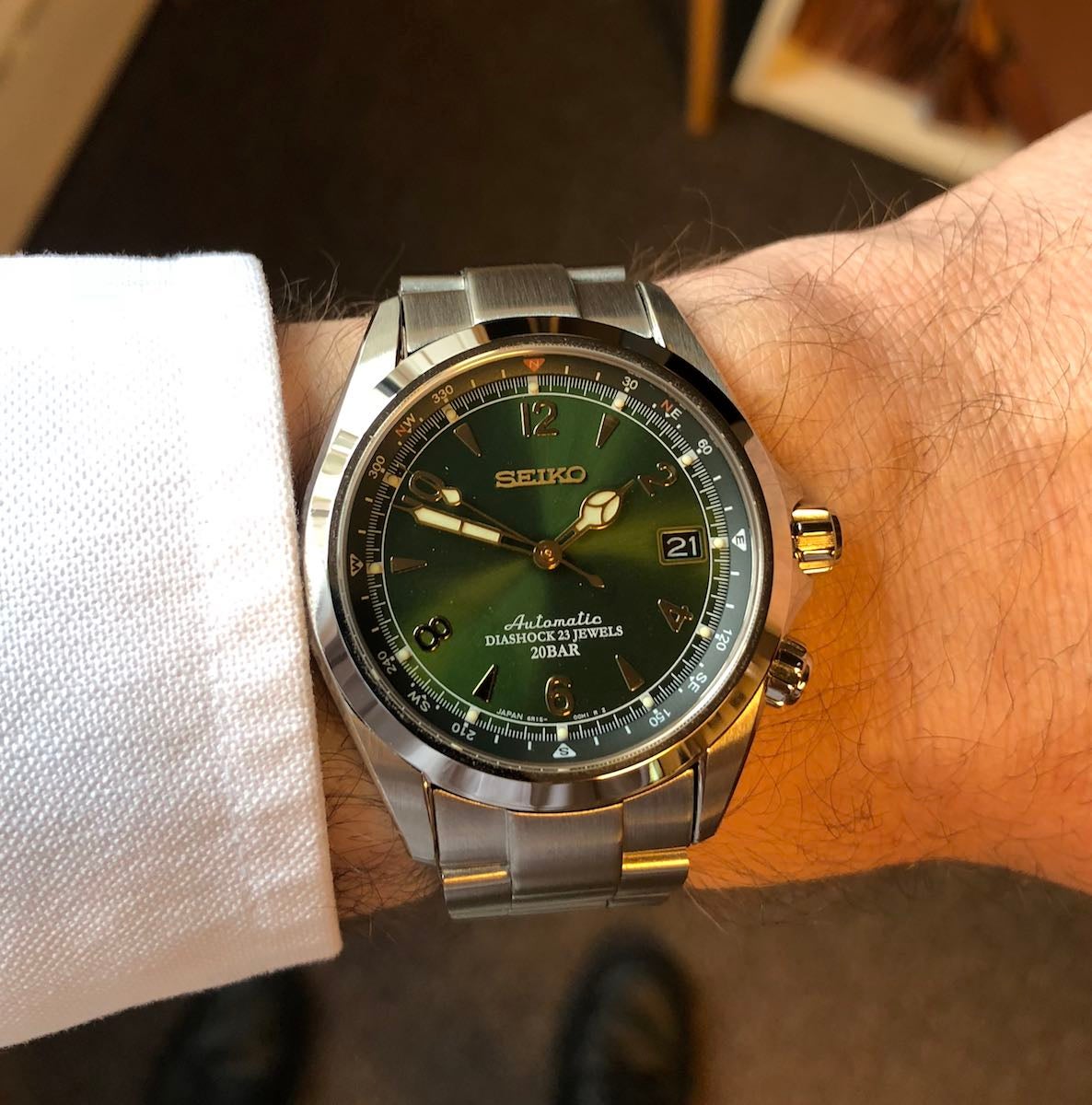 Seiko Alpinist on New Strapcode Oyster! | WatchUSeek Watch Forums
