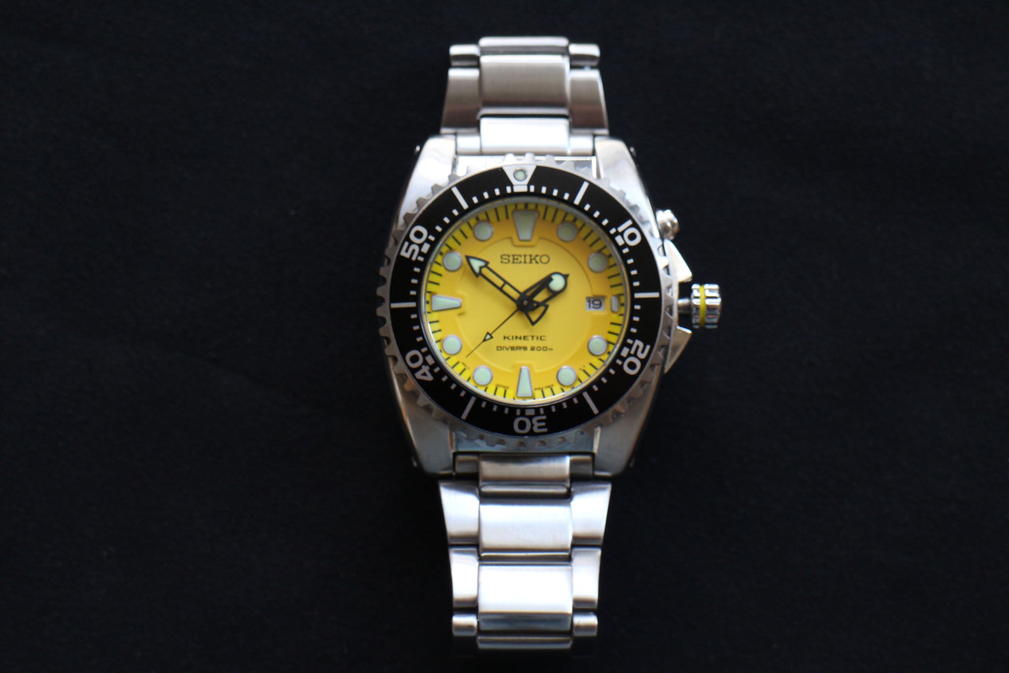 Seiko SKA367 Yellow BFK Kinetic Diver | WatchUSeek Watch Forums