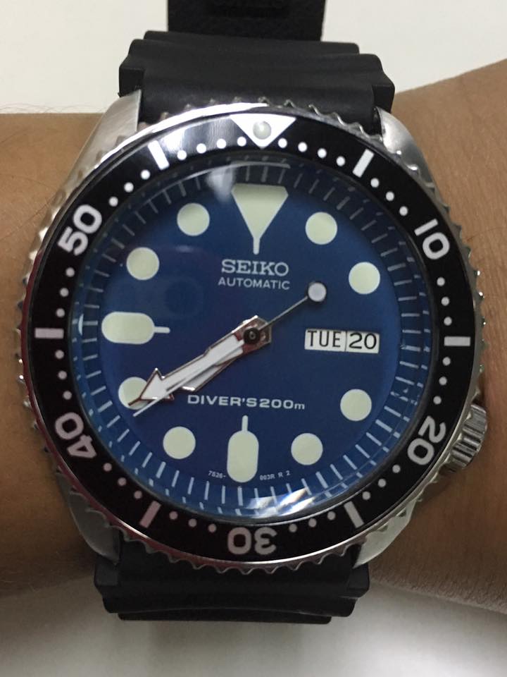 Ever seen a blue dial on a Seiko SKX007? | WatchUSeek Watch Forums