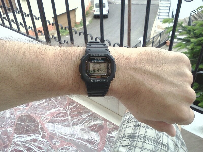 Dw 5600 on big wrist?  WatchUSeek Watch Forums