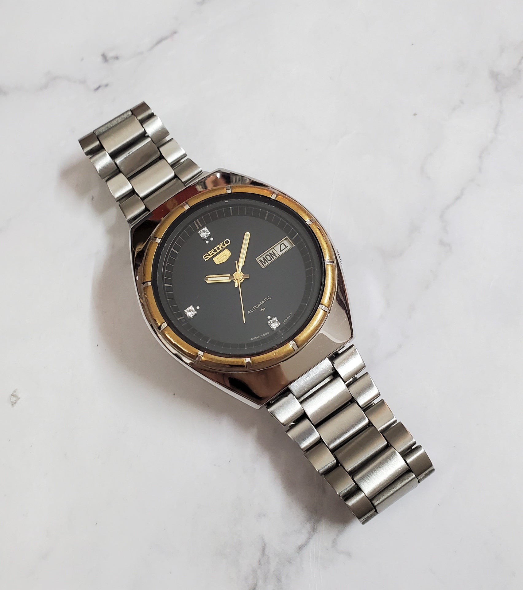 FS: Seiko 1991 Case Black Sunburst dial SERVICED JDM Rare watch 7009 $119  Shipped | WatchUSeek Watch Forums
