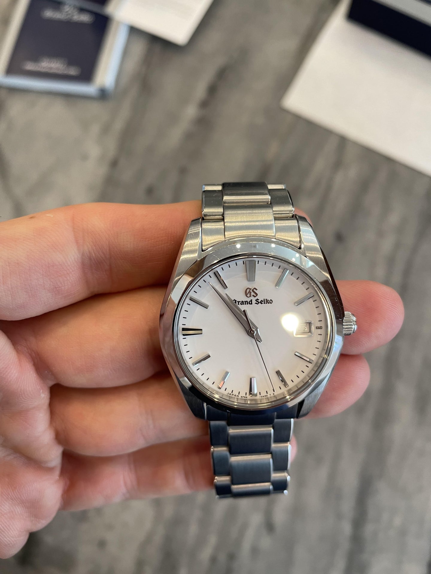SOLD: Grand Seiko SBGX259 quartz / white dial - beautiful watch in  excellent condition | WatchUSeek Watch Forums
