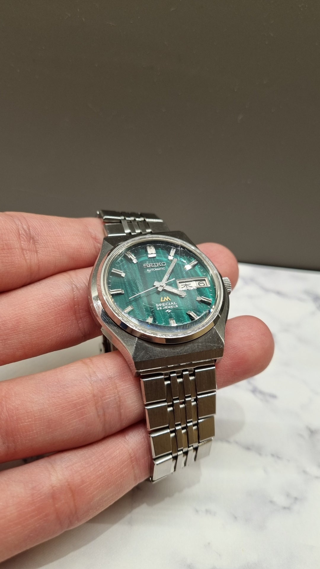 Seiko Rare 52 LM Special 5216-7040 Green Dial w/ Faceted Crystal and  Bracelet - $250 | WatchUSeek Watch Forums