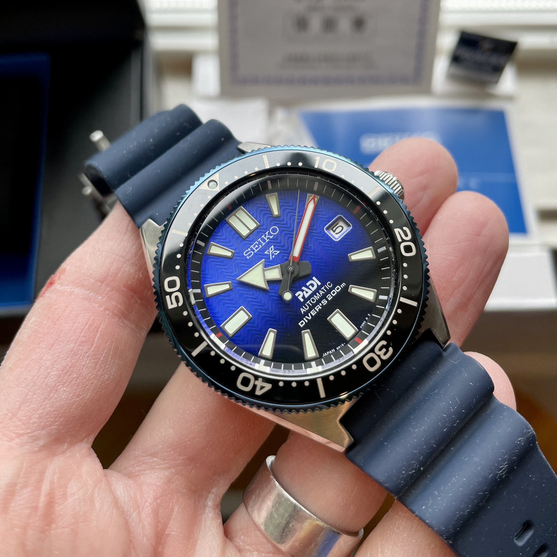 Sold: Seiko SBDC055 PADI JDM Special Edition, 62MAS Reissue, Wave dial,  6R15, Full Set, MINT! | WatchUSeek Watch Forums
