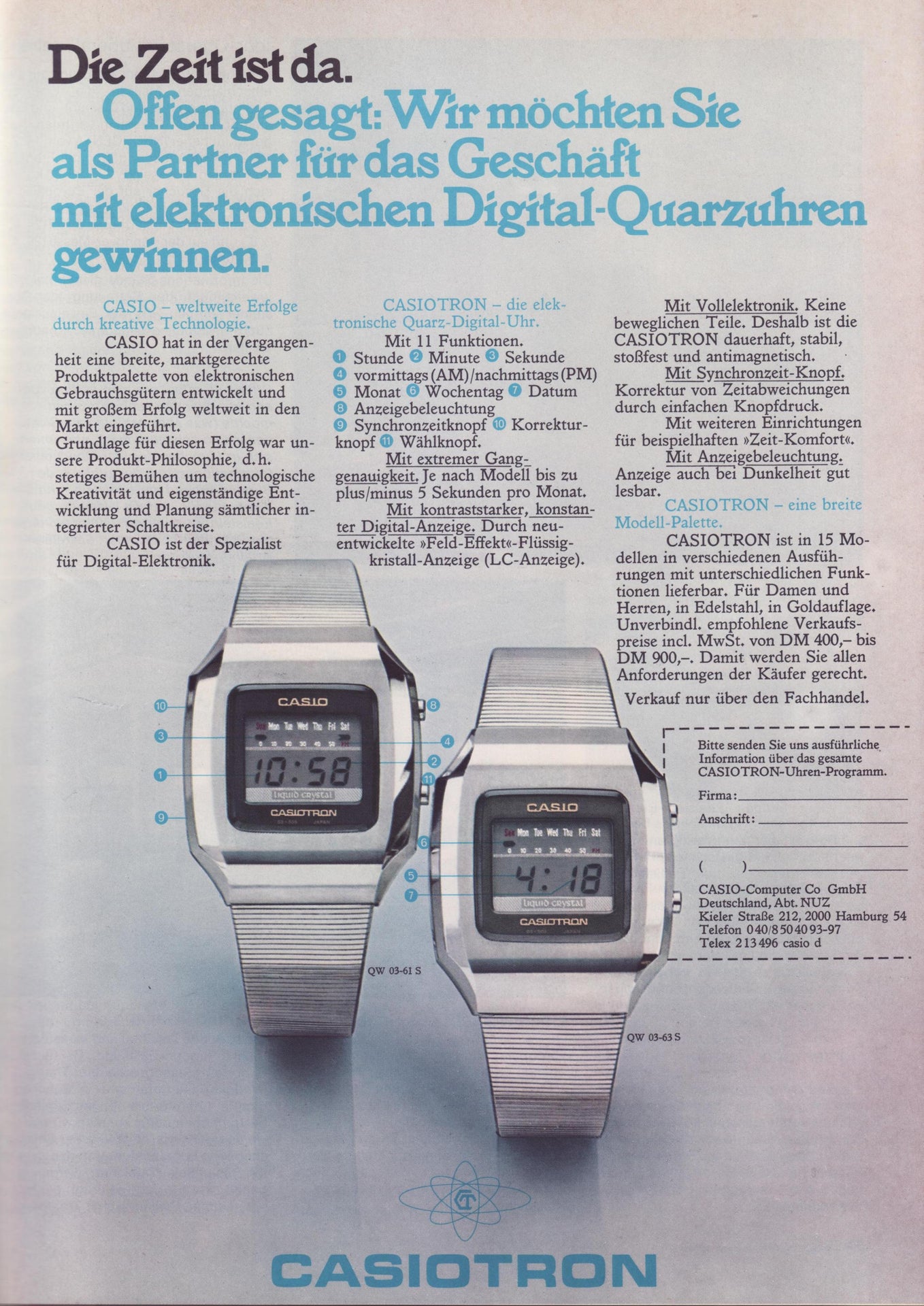 Old Casio Ads and Vintage Commercials of Digital and Futuristic Time  Keepers, Page 5