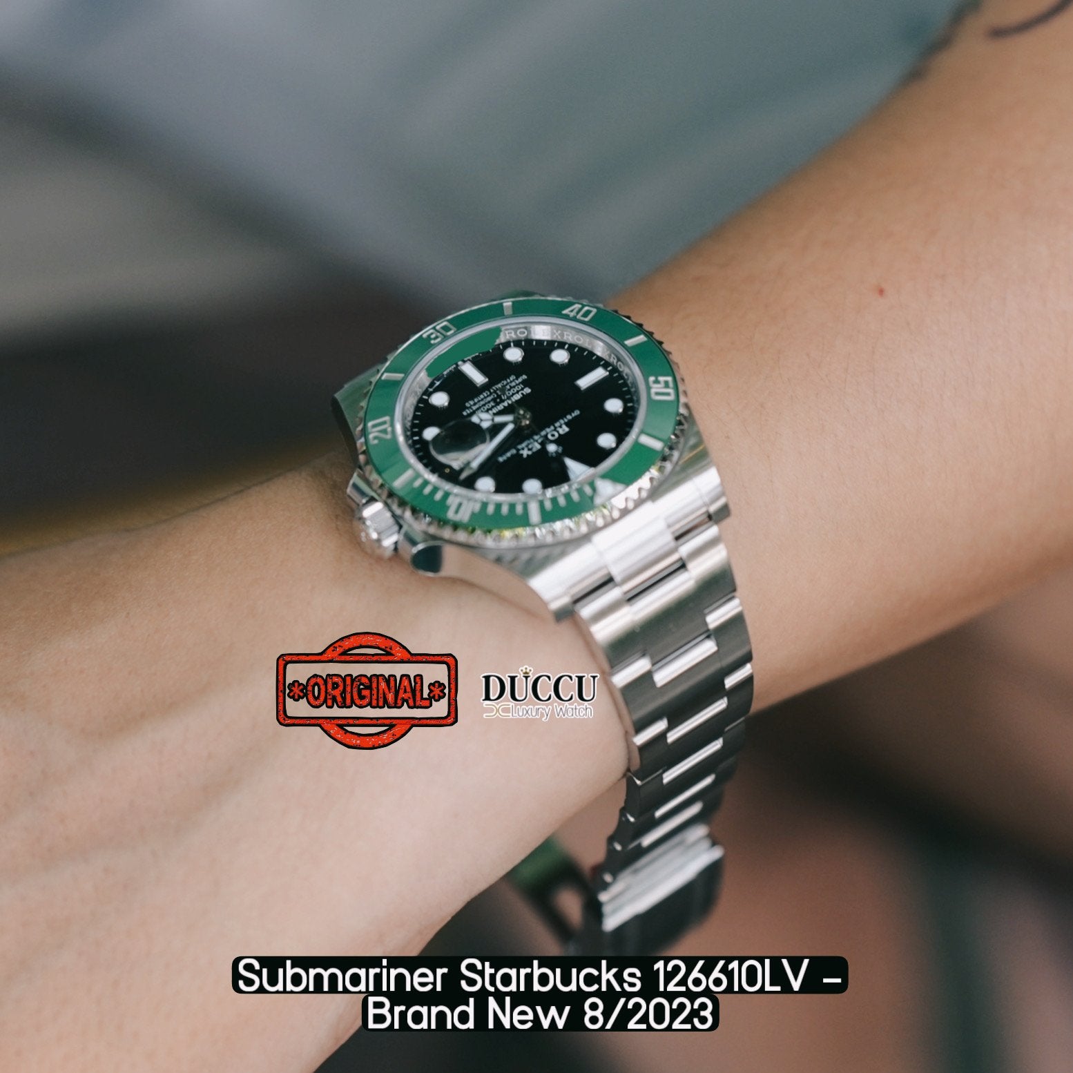 BNIB Rolex Submariner Starbucks 126610LV - 8/2023
