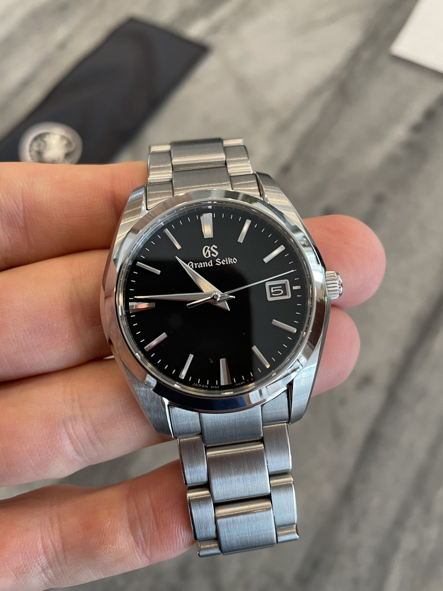 SOLD: Grand Seiko SBGX261 quartz / black dial - beautiful watch in  excellent condition | WatchUSeek Watch Forums