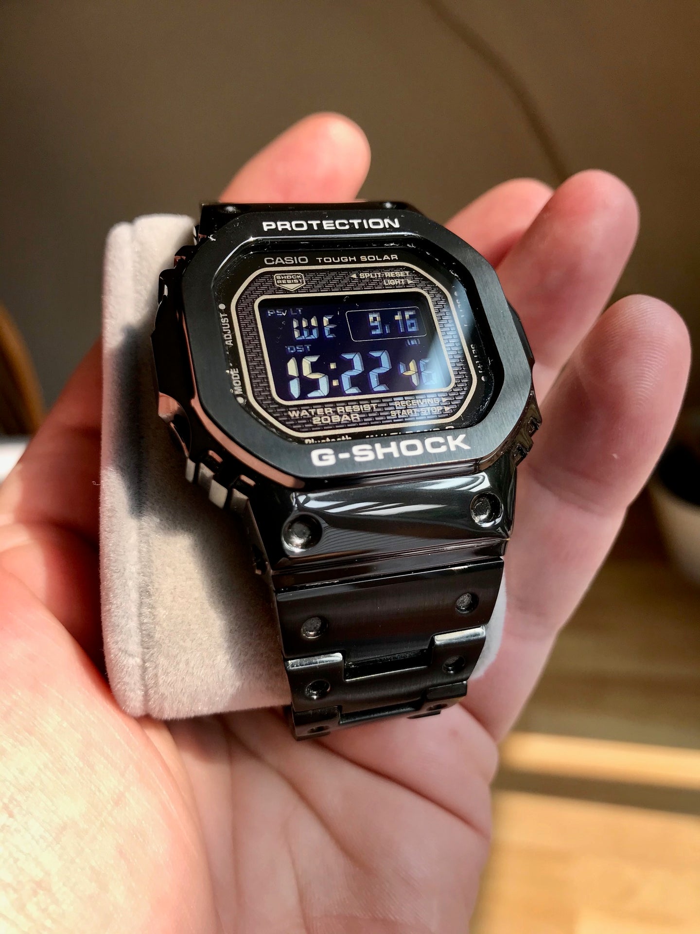 FS: Casio G-Shock GMW-B5000GD-1 with DLC coated bezel and bracelet