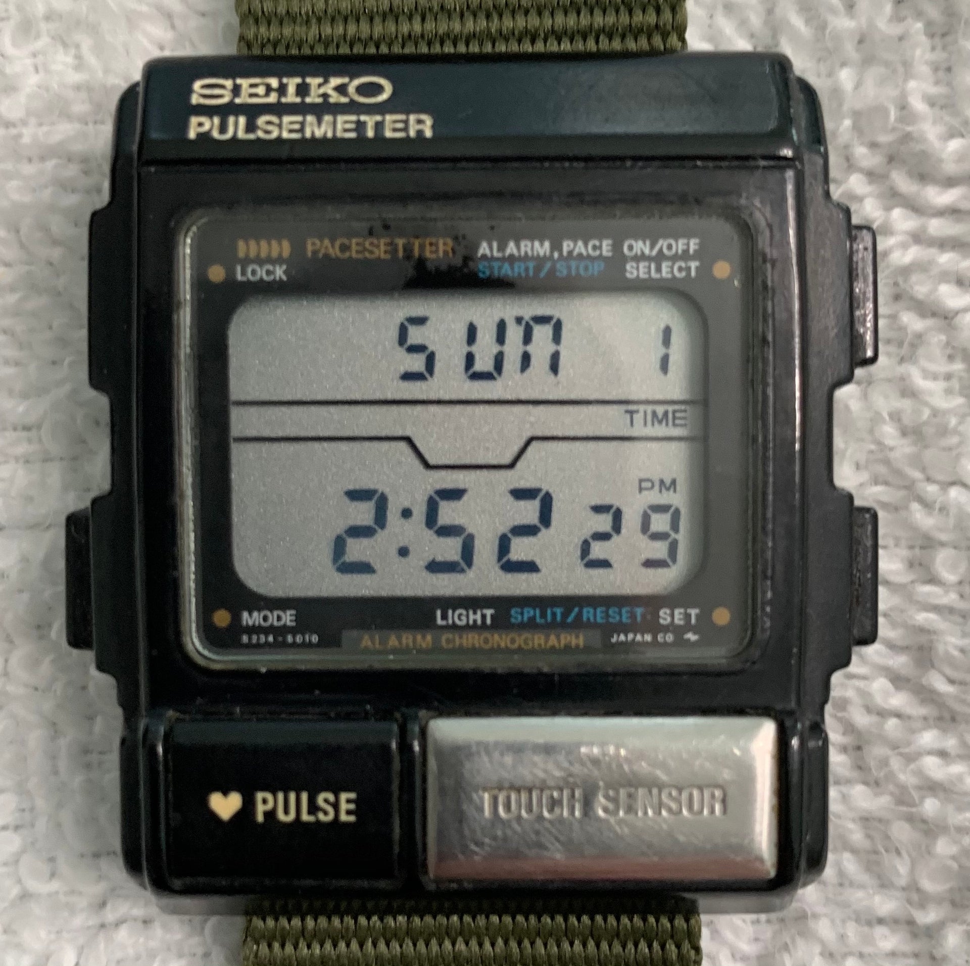 SOLD: Vintage Seiko Pulse Meter Digital Watch As Worn By Space Marines In  The Movie Aliens S234-501A | WatchUSeek Watch Forums