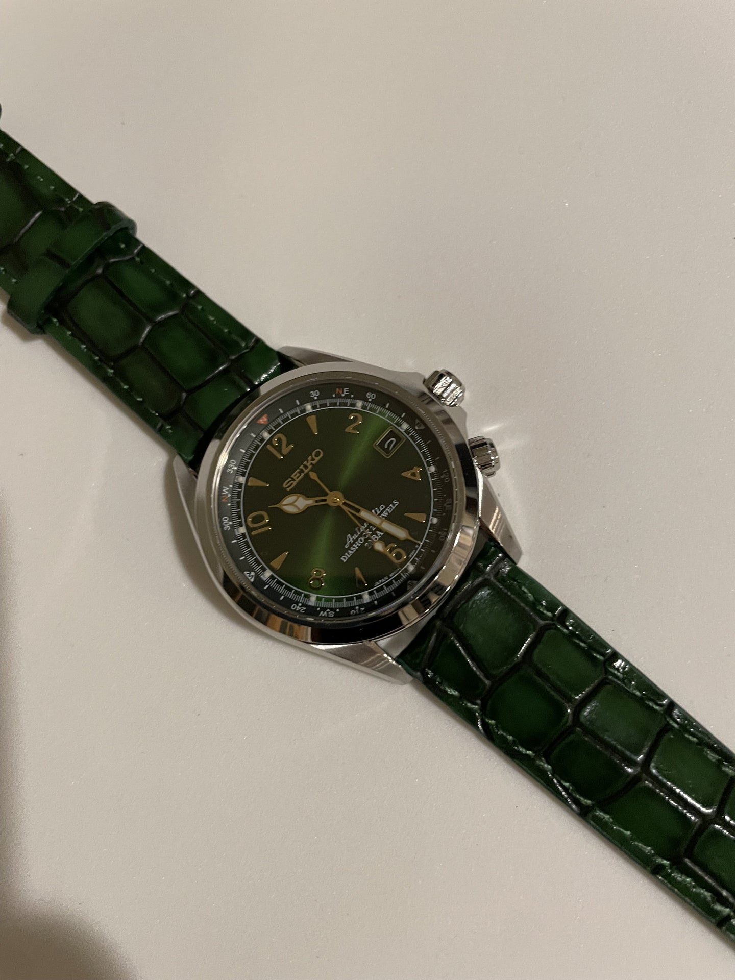 Is this too much green? [Seiko Alpinist SARB017] | WatchUSeek Watch Forums